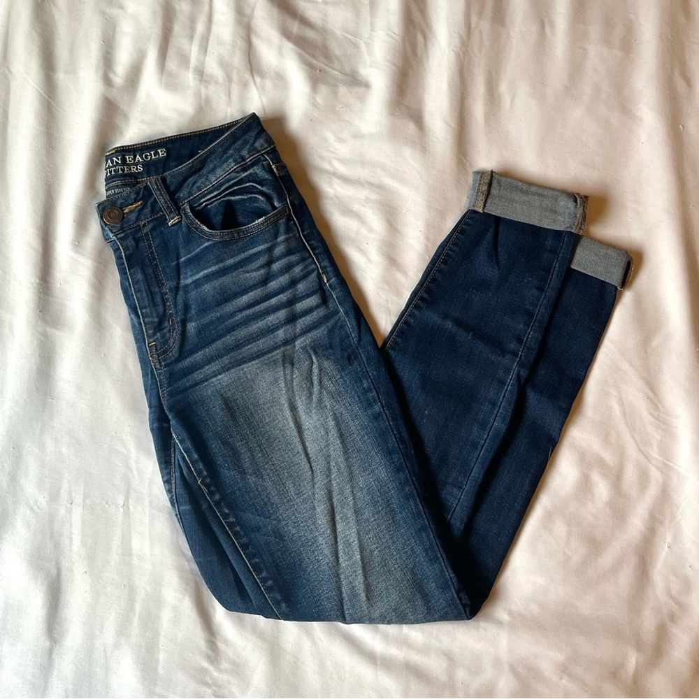 American Eagle super super stretch hi rise jegging size 6